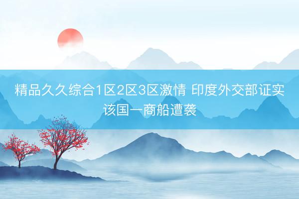 精品久久综合1区2区3区激情 印度外交部证实该国一商船遭袭