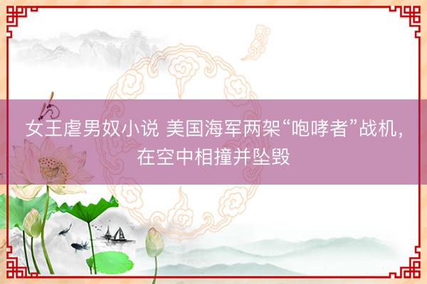 女王虐男奴小说 美国海军两架“咆哮者”战机，在空中相撞并坠毁